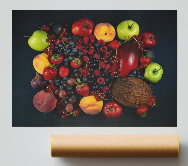 Red Berry Abundance Print