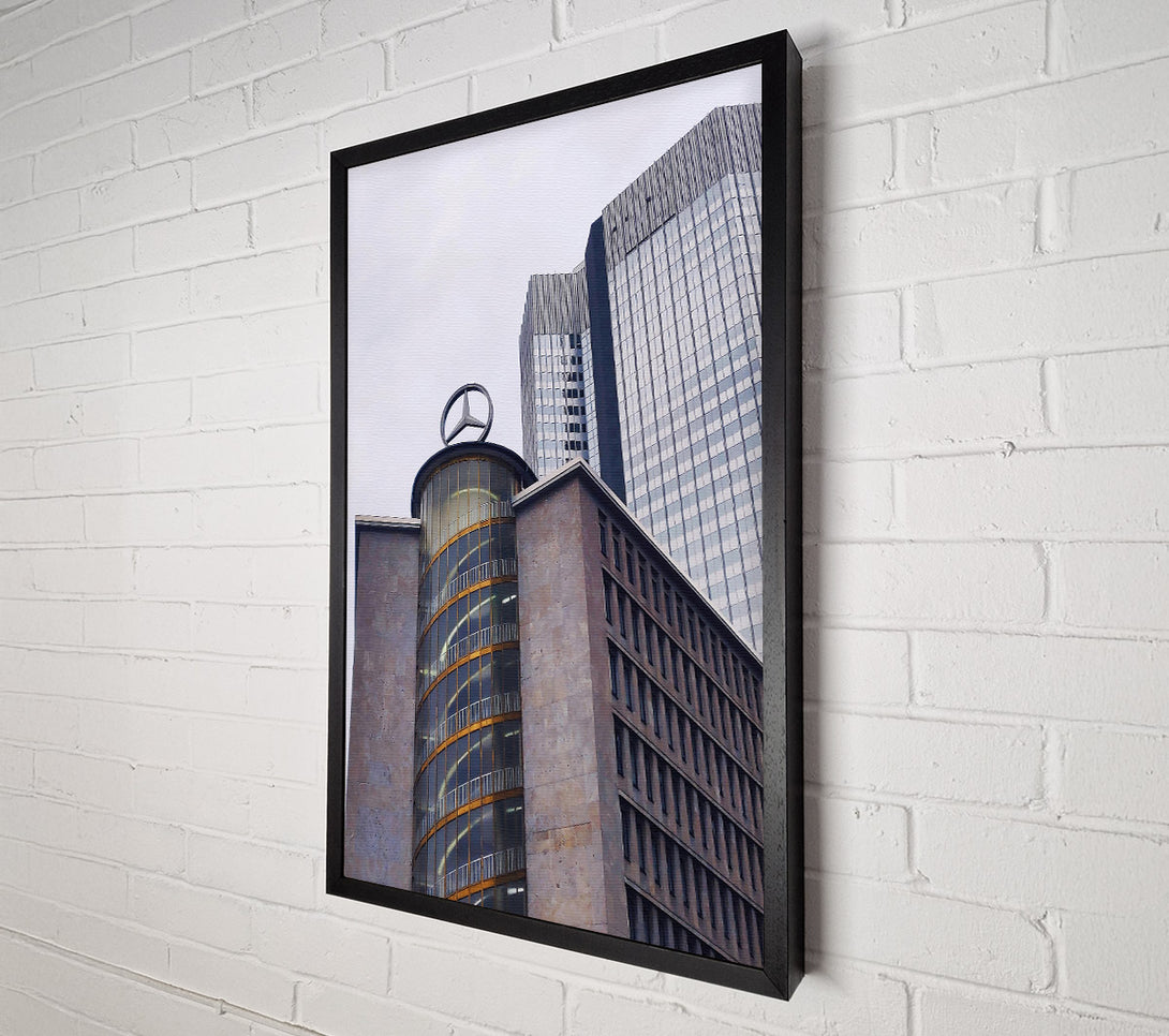  A Canvas Print of Golden Staircase Cityscape Canvas Wall Art
