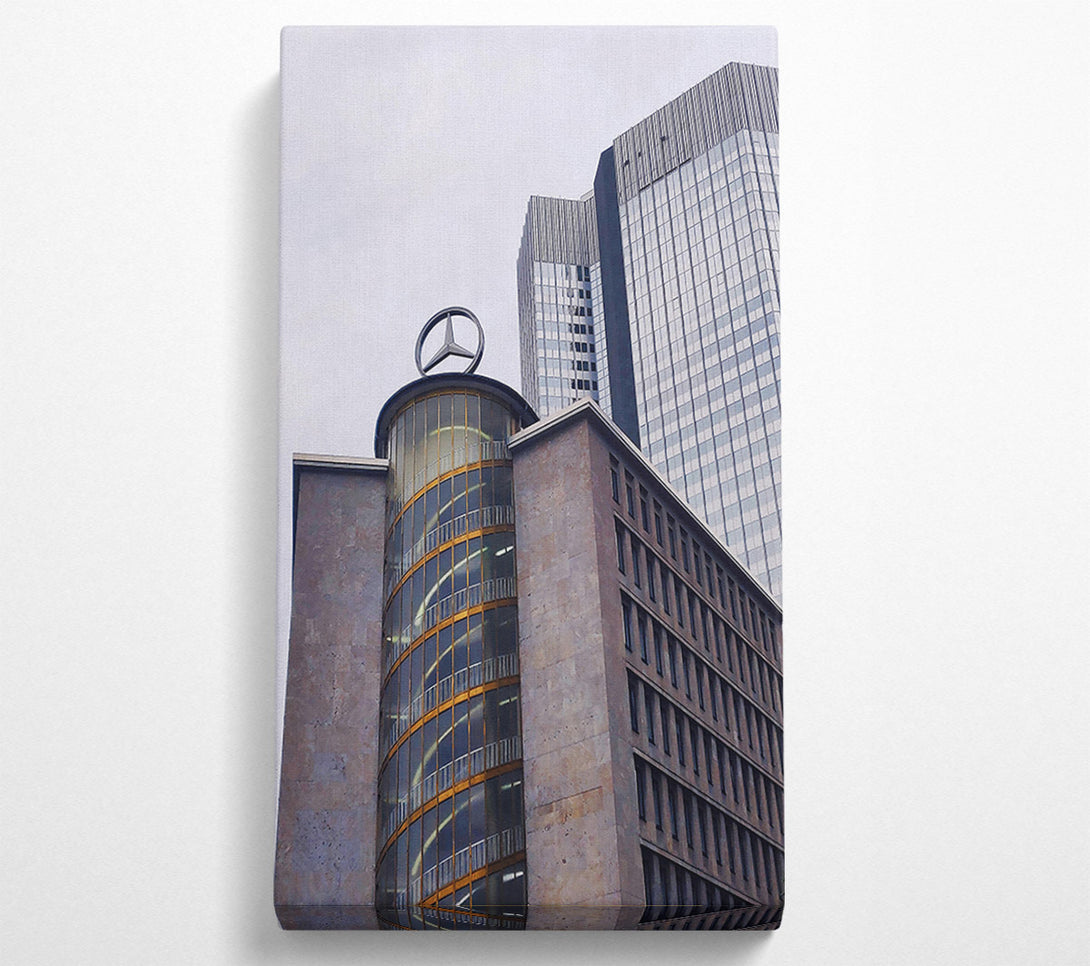  A Canvas Print of Golden Staircase Cityscape Canvas Wall Art