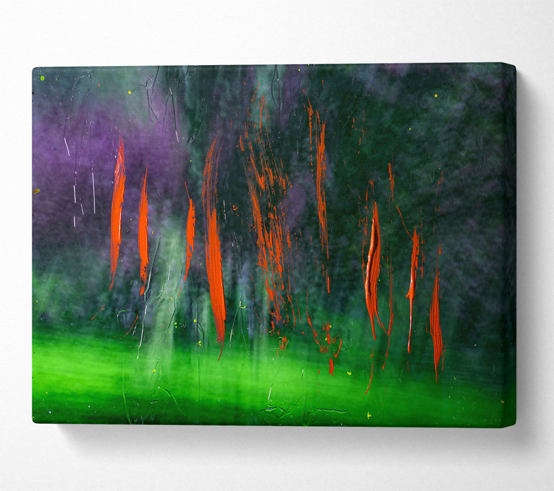  A Canvas Print of Orange Through The Glass Canvas Print