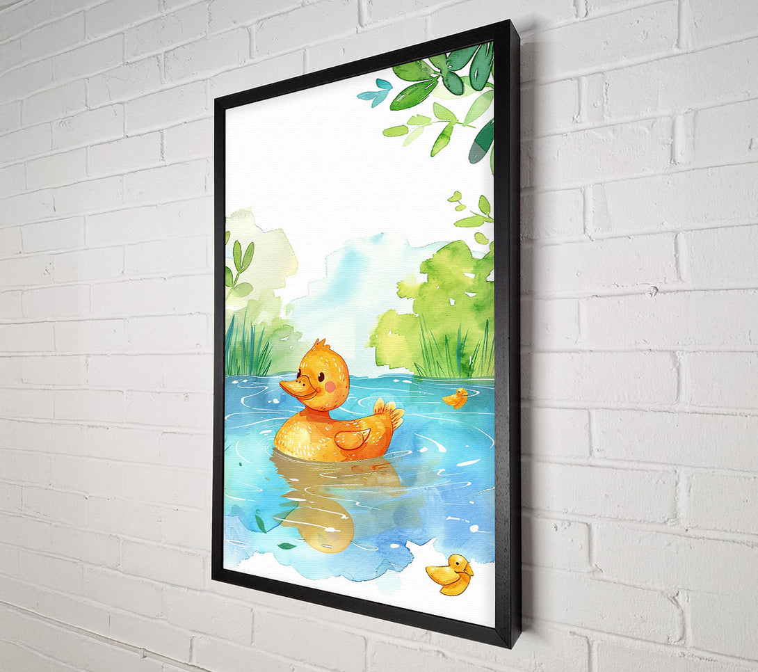  A Canvas Print of Golden Duckling'S Daydream Canvas Art