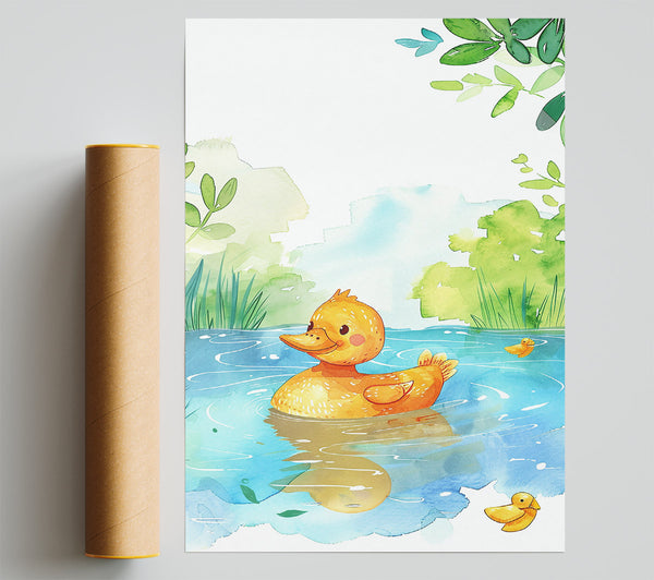 Golden Duckling'S Daydream Poster