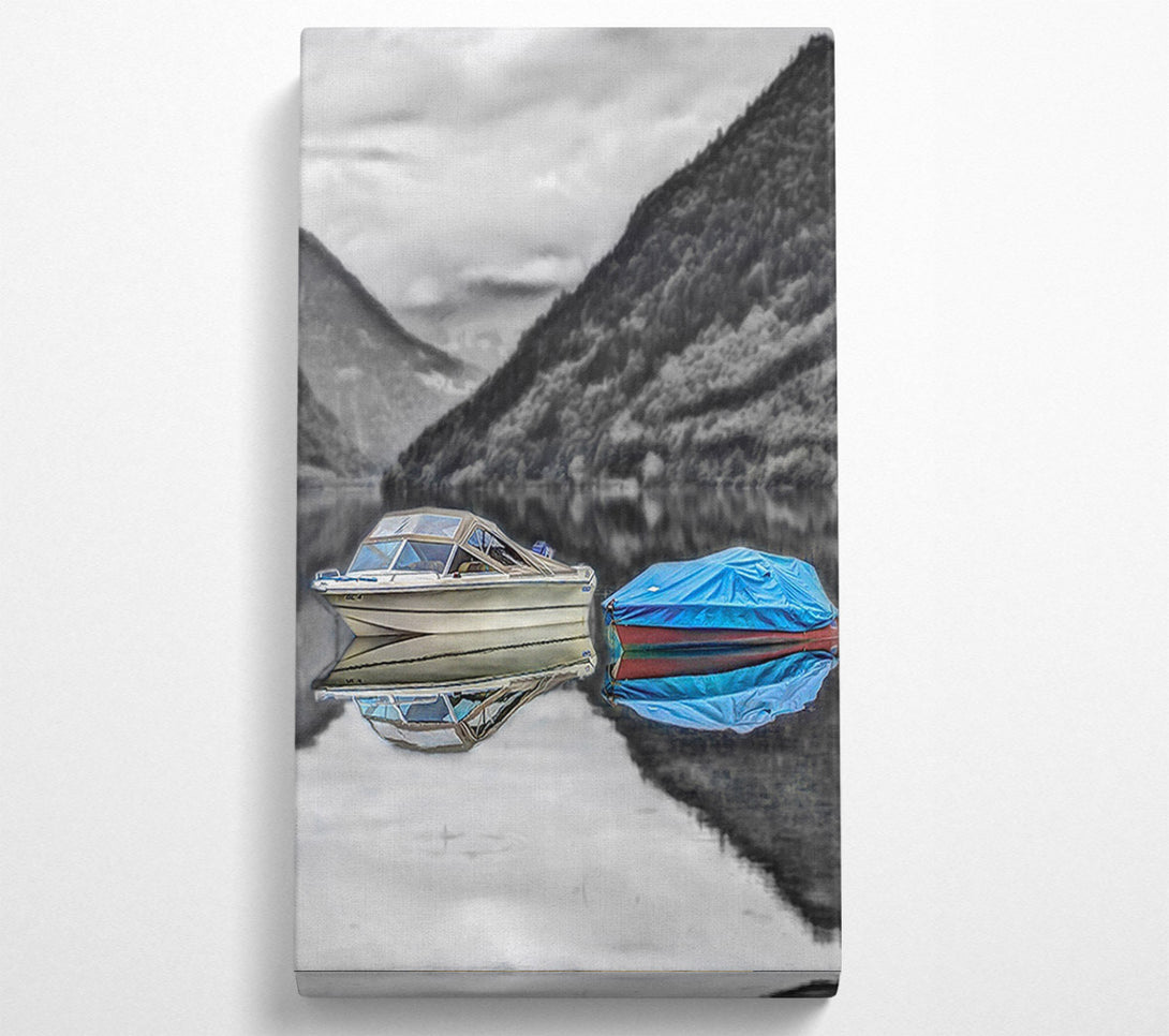  A Canvas Print of Boats On The Lake Canvas Print