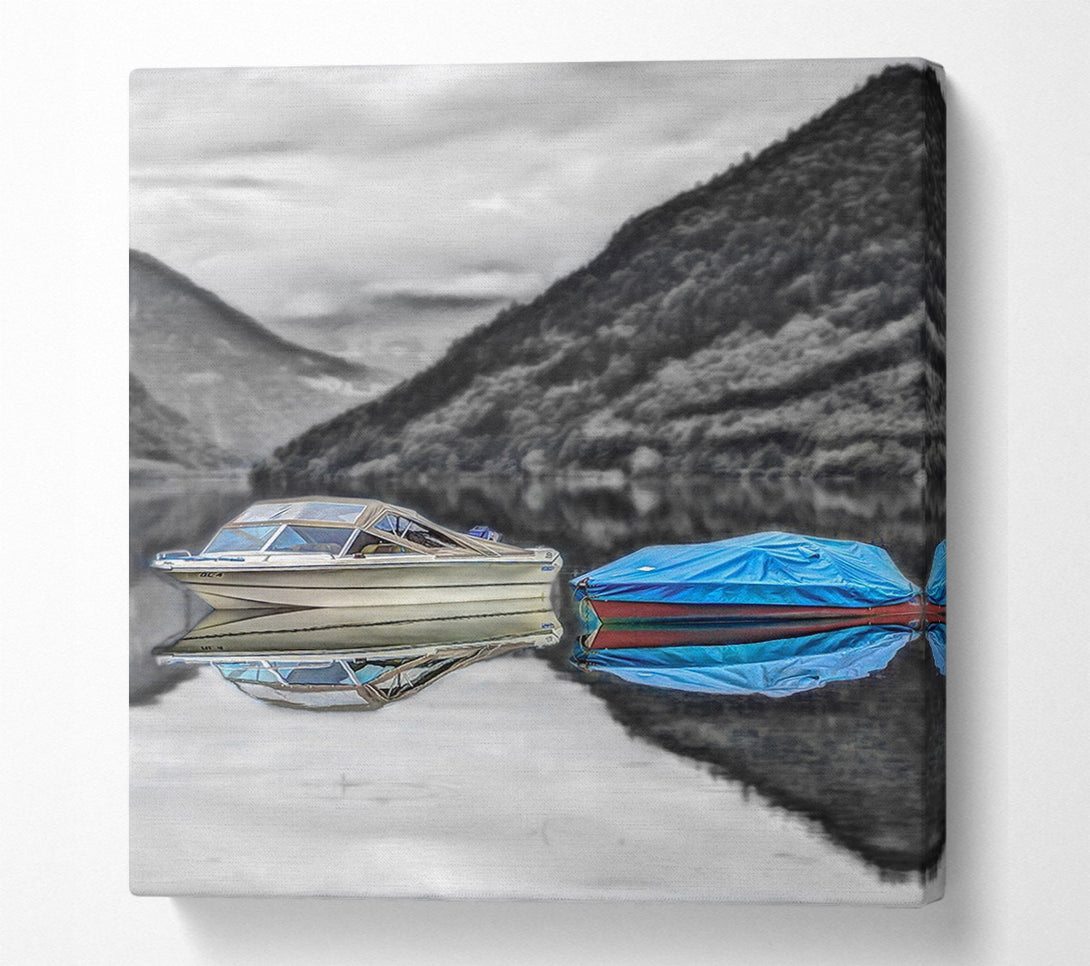  A Canvas Print of Boats On The Lake Canvas Print