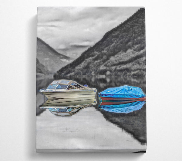  A Canvas Print of Boats On The Lake Canvas Print