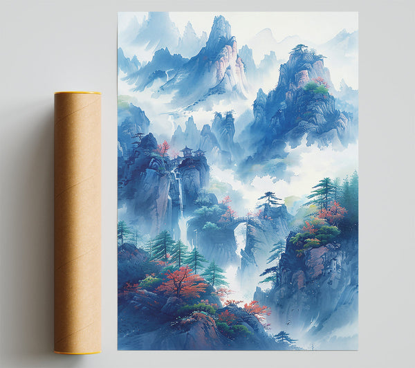 Blue Hues Of Serenity Giclee Print