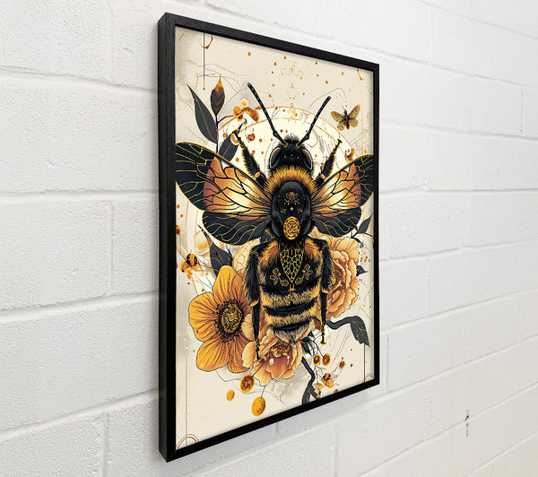 Golden Bumblebee Bloom
