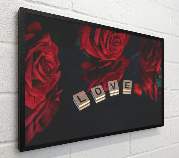 Crimson Love Spelled Out
