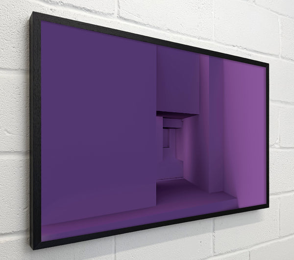 Purple Geometric Maze