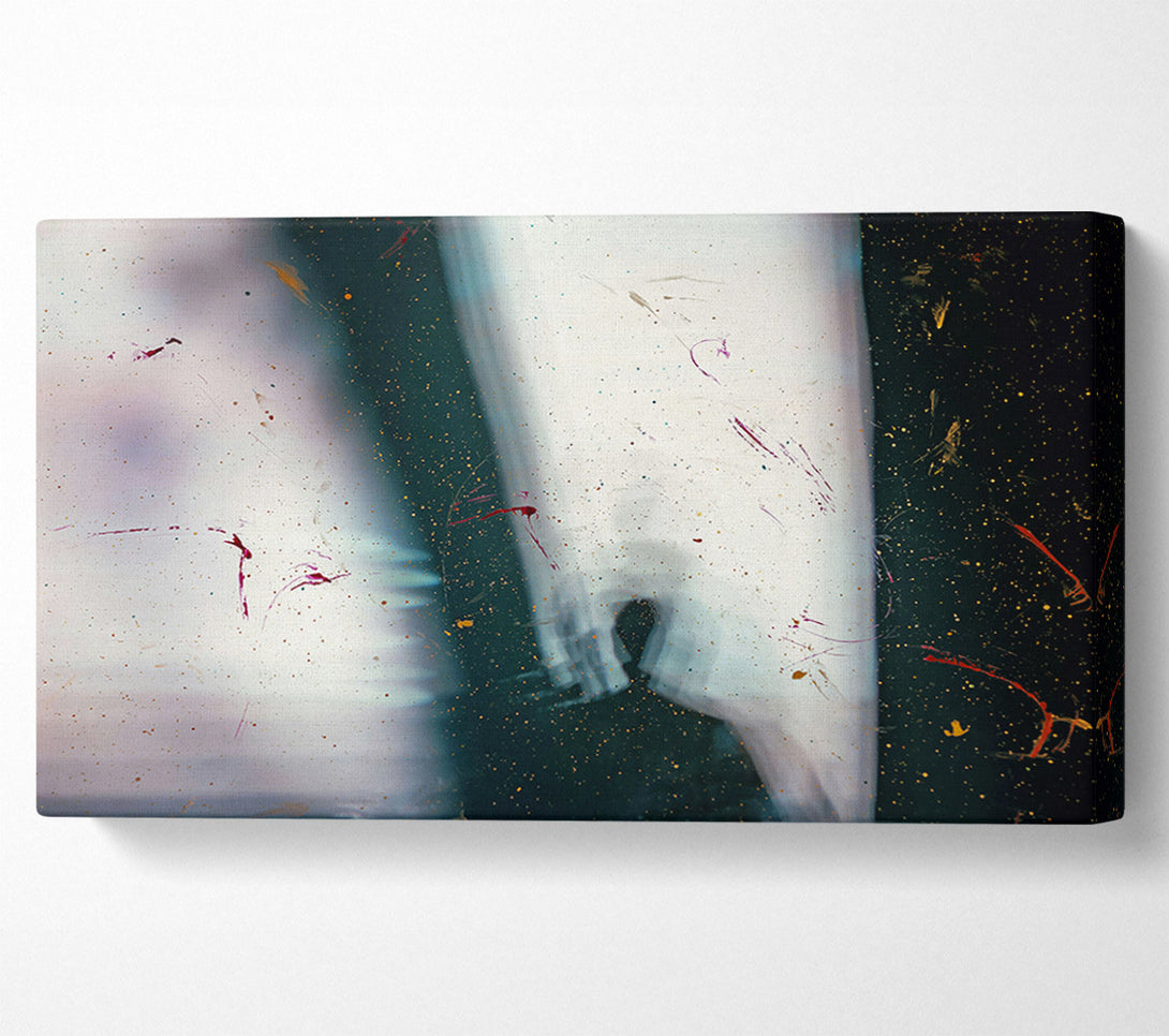  A Canvas Print of Azure Dust Specks Canvas Wall Art