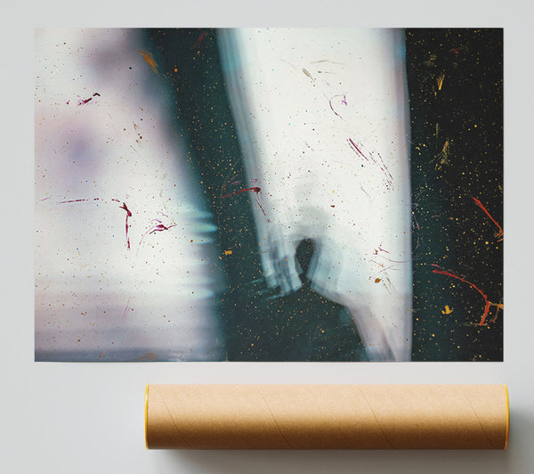 Azure Dust Specks Giclee Print