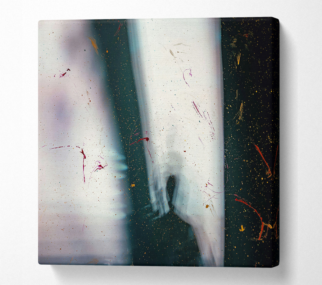  A Canvas Print of Azure Dust Specks Canvas Wall Art