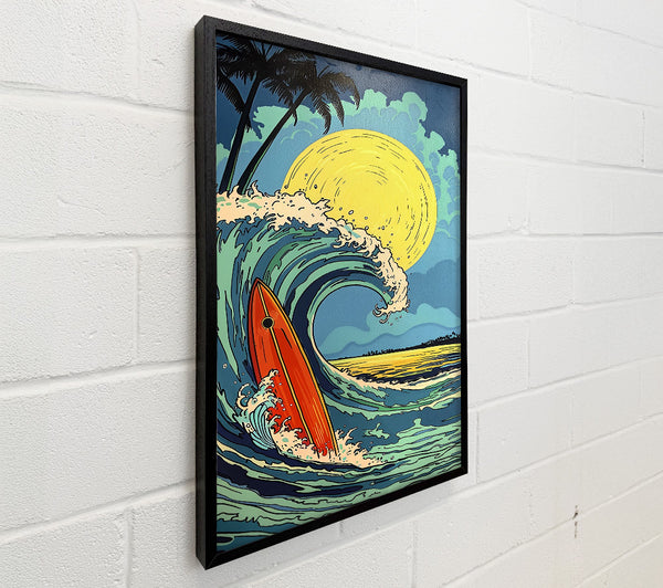 Yellow Sunset Surf