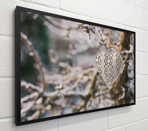Silver Heart In Winter