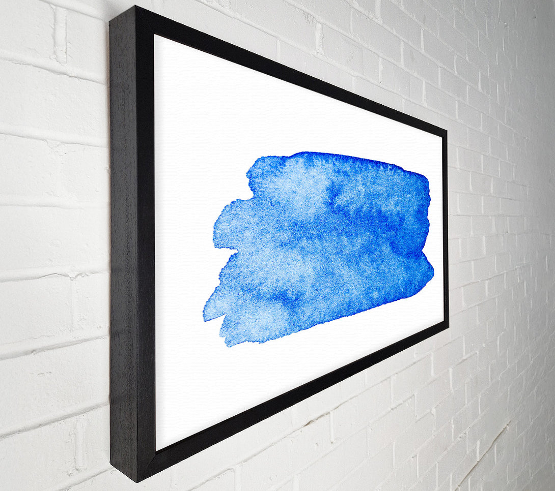  A Canvas Print of Azure Watercolor Wash Canvas Wall Art