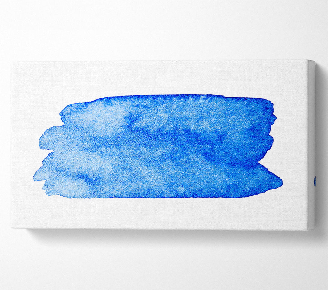  A Canvas Print of Azure Watercolor Wash Canvas Wall Art