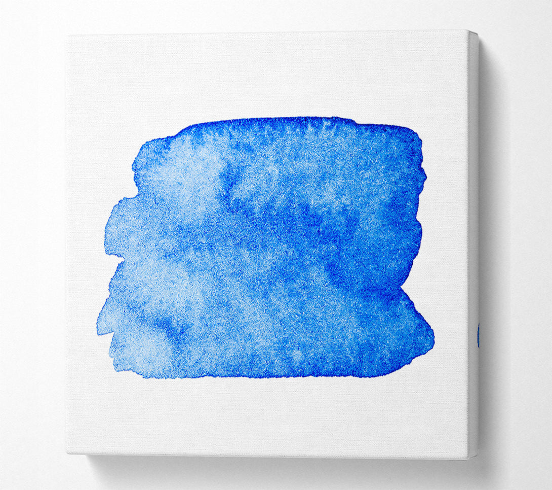  A Canvas Print of Azure Watercolor Wash Canvas Wall Art