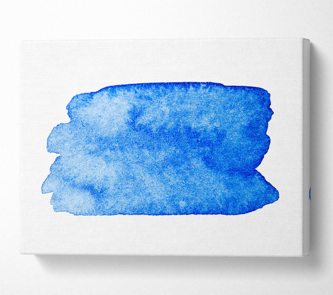  A Canvas Print of Azure Watercolor Wash Canvas Wall Art