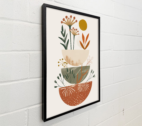 Terracotta Botanical Shapes