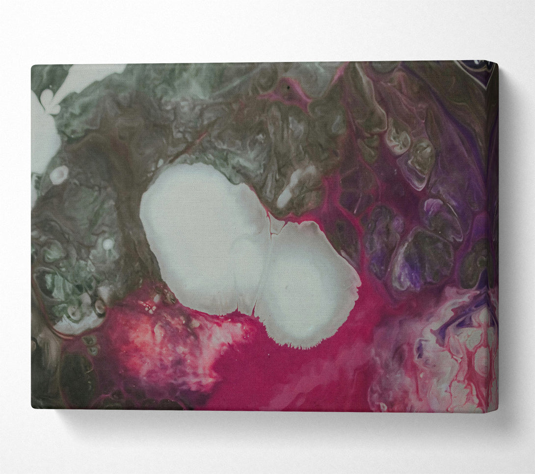  A Canvas Print of Crimson Swirls And Dreams Canvas Art