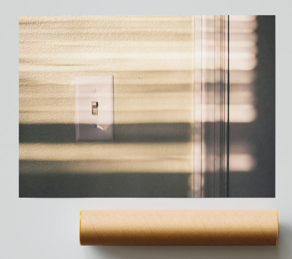 Golden Light Switch Giclee Print