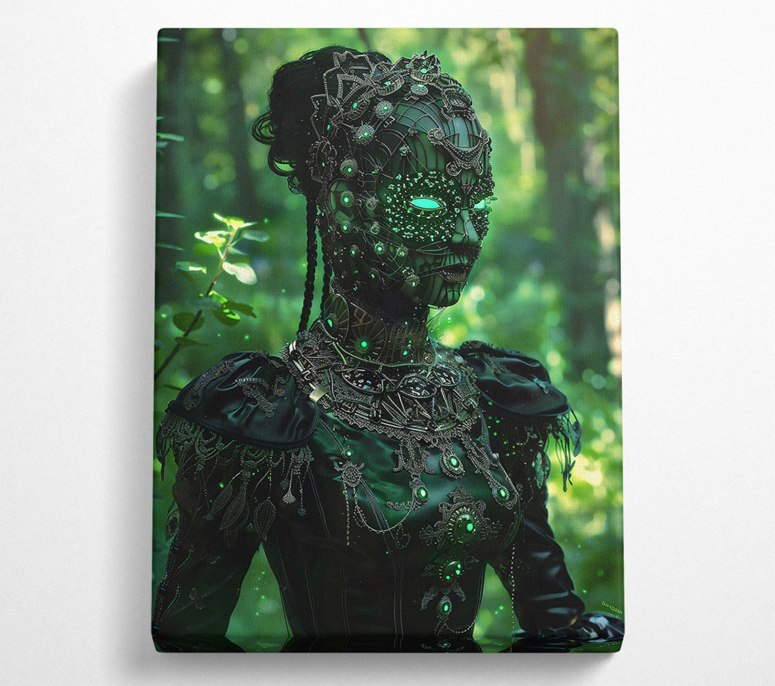  A Canvas Print of Emerald Enchantress Canvas Print