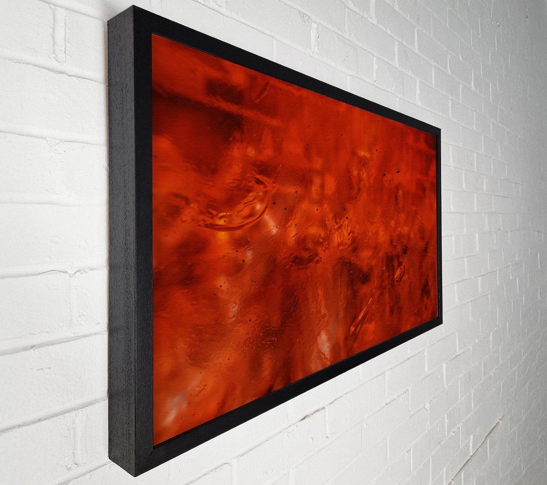  A Canvas Print of Crimson Fire Reflections Canvas Print