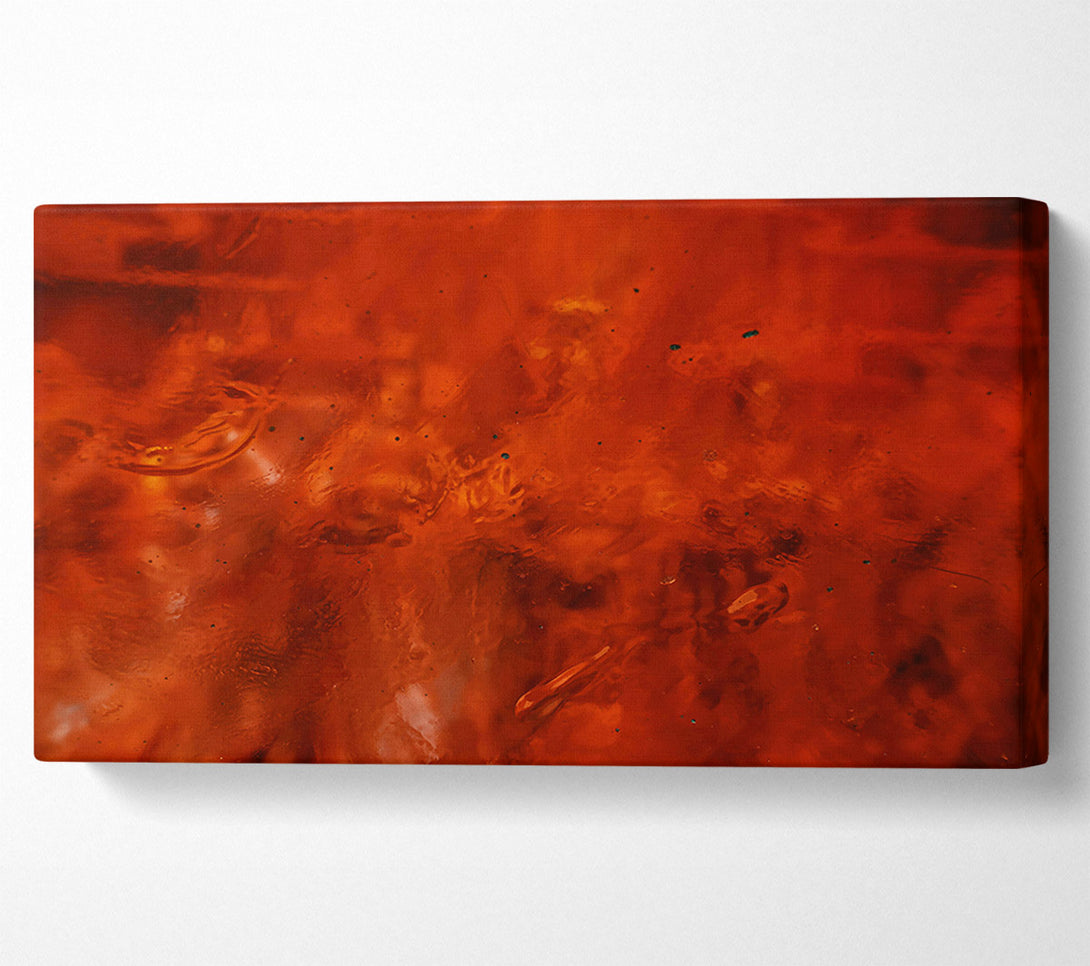  A Canvas Print of Crimson Fire Reflections Canvas Print