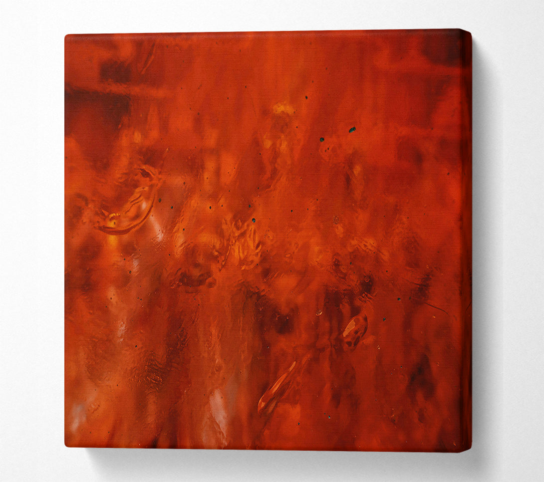  A Canvas Print of Crimson Fire Reflections Canvas Print