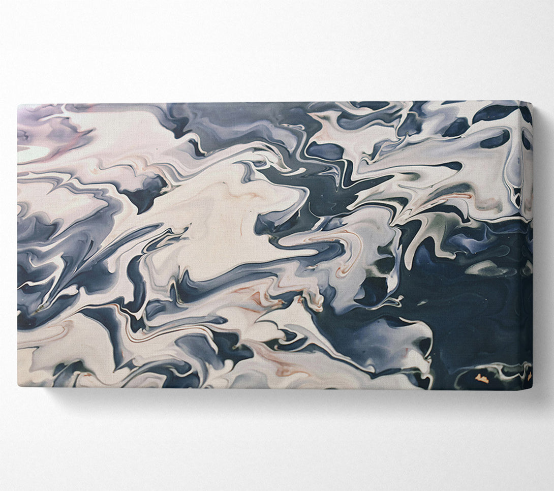  A Canvas Print of Black & White Swirls Canvas Print