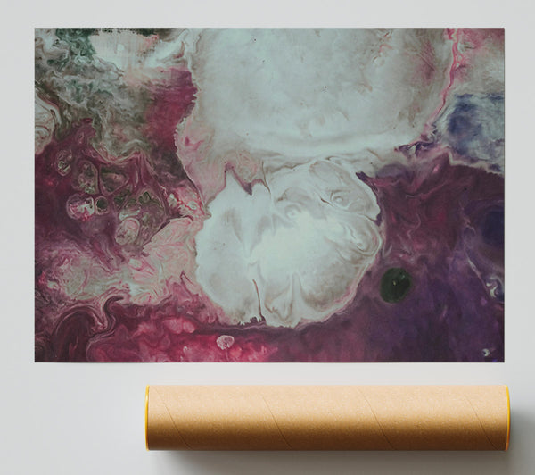 Crimson Cloud Swirl Giclee Print