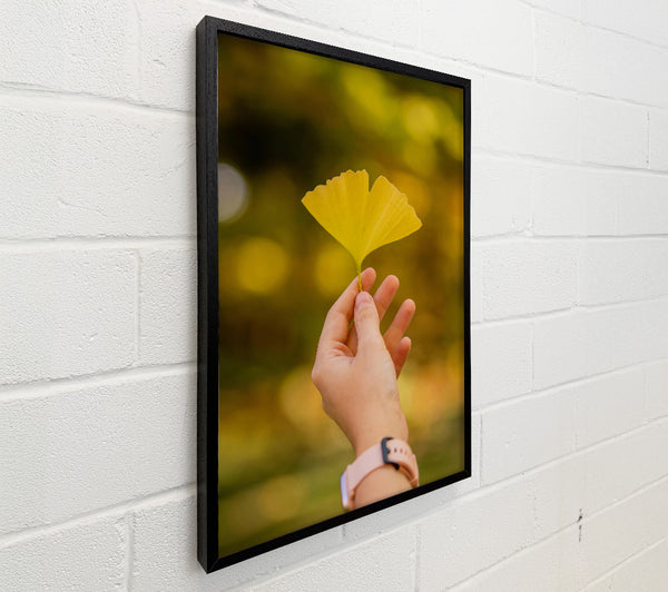 Golden Leaf Held High