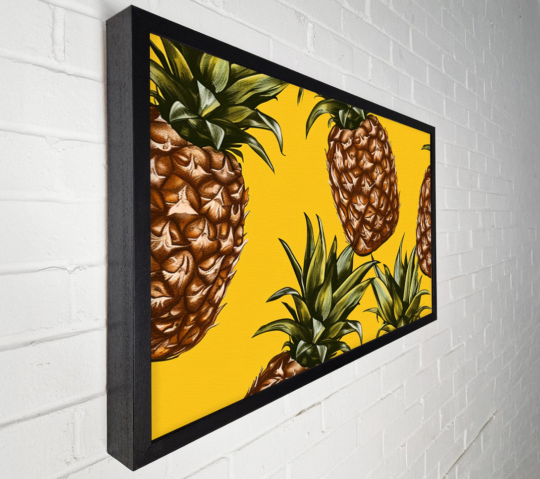  A Canvas Print of Bold Pineapple Canvas Wall Art