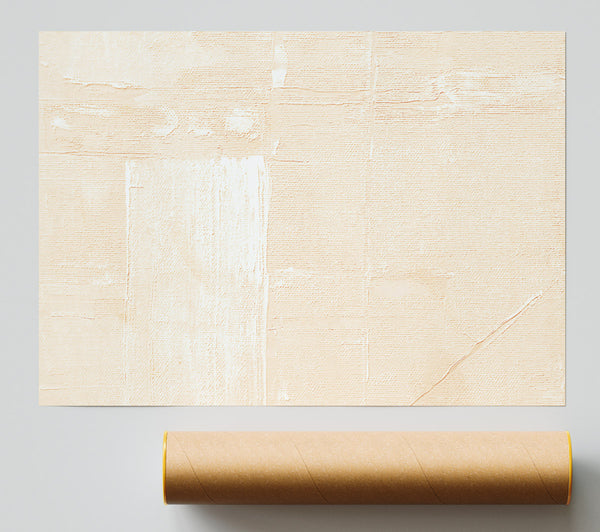 Creamy Canvas Strokes Print