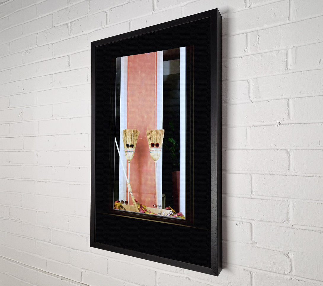  A Canvas Print of Peachy Broomstick Vision Canvas Art