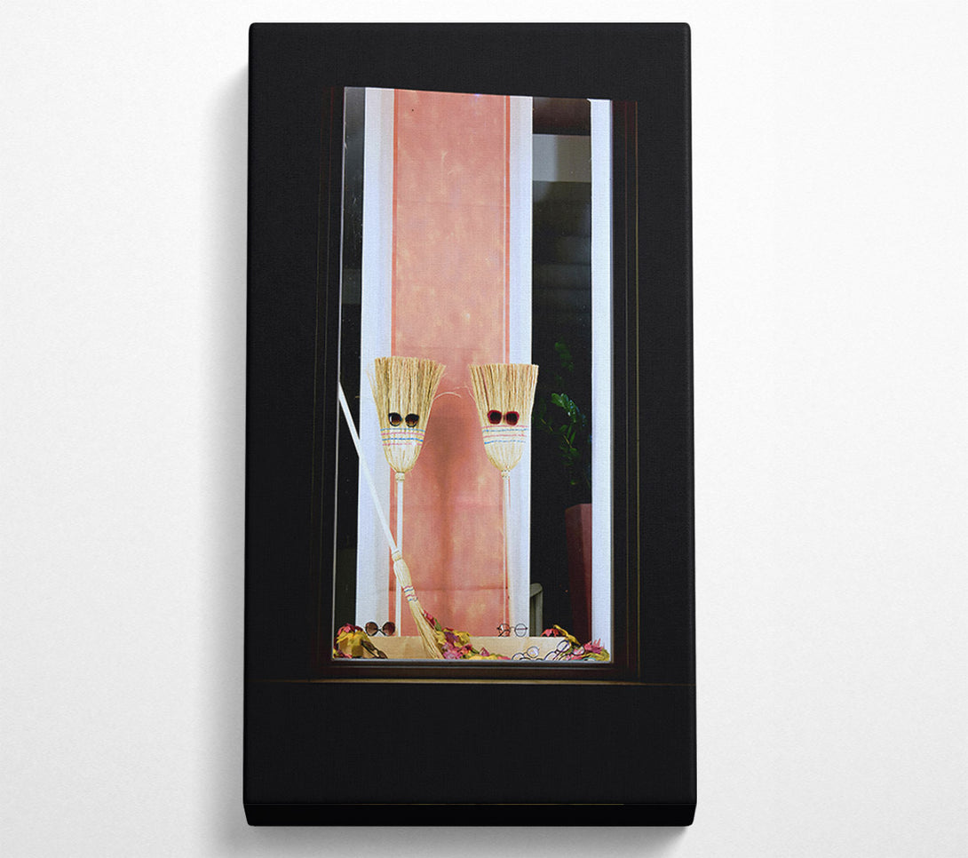  A Canvas Print of Peachy Broomstick Vision Canvas Art