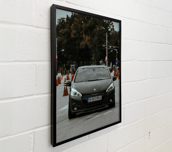 Black Peugeot In Focus
