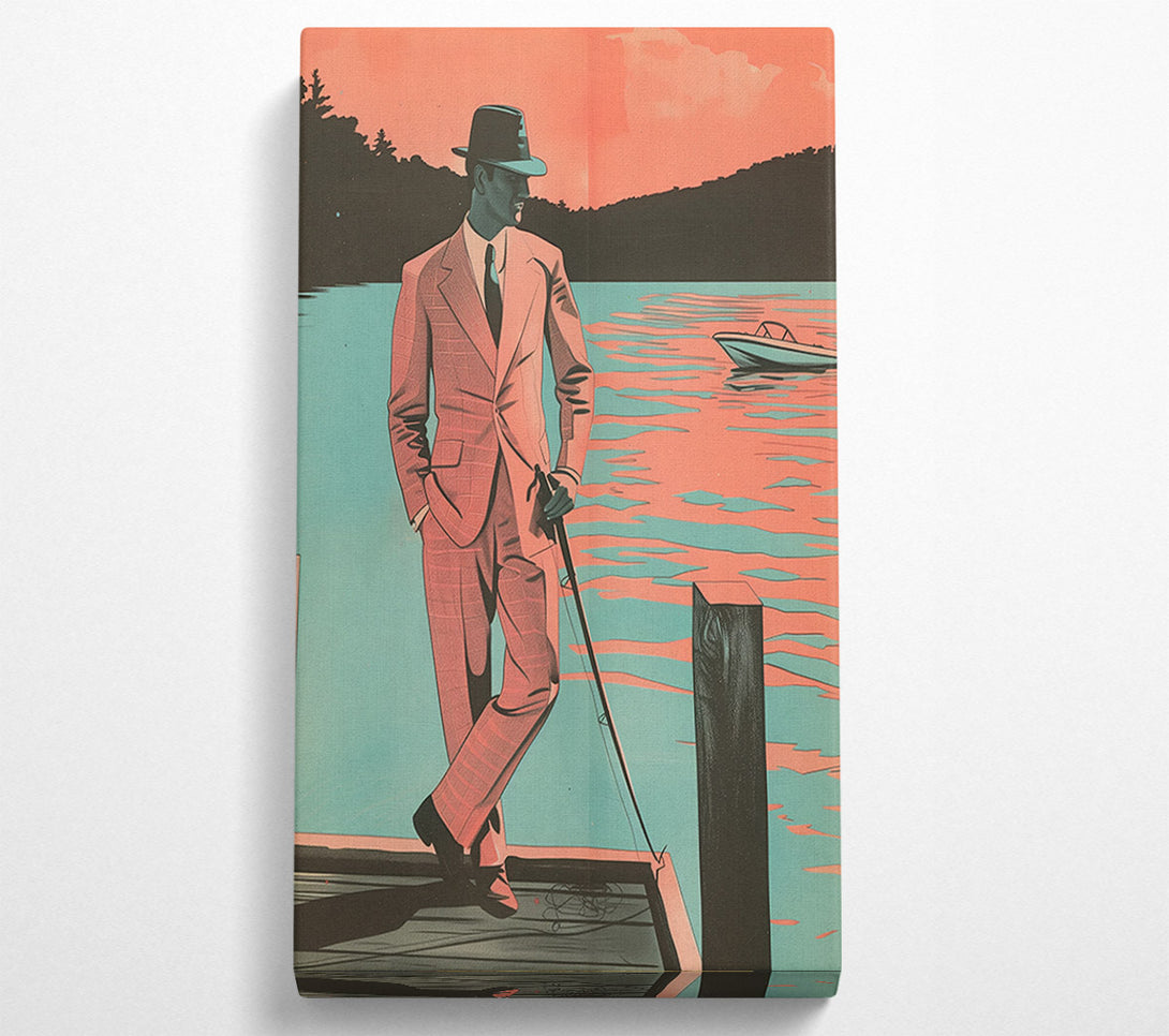  A Canvas Print of Bossman Fishing Canvas Wall Art