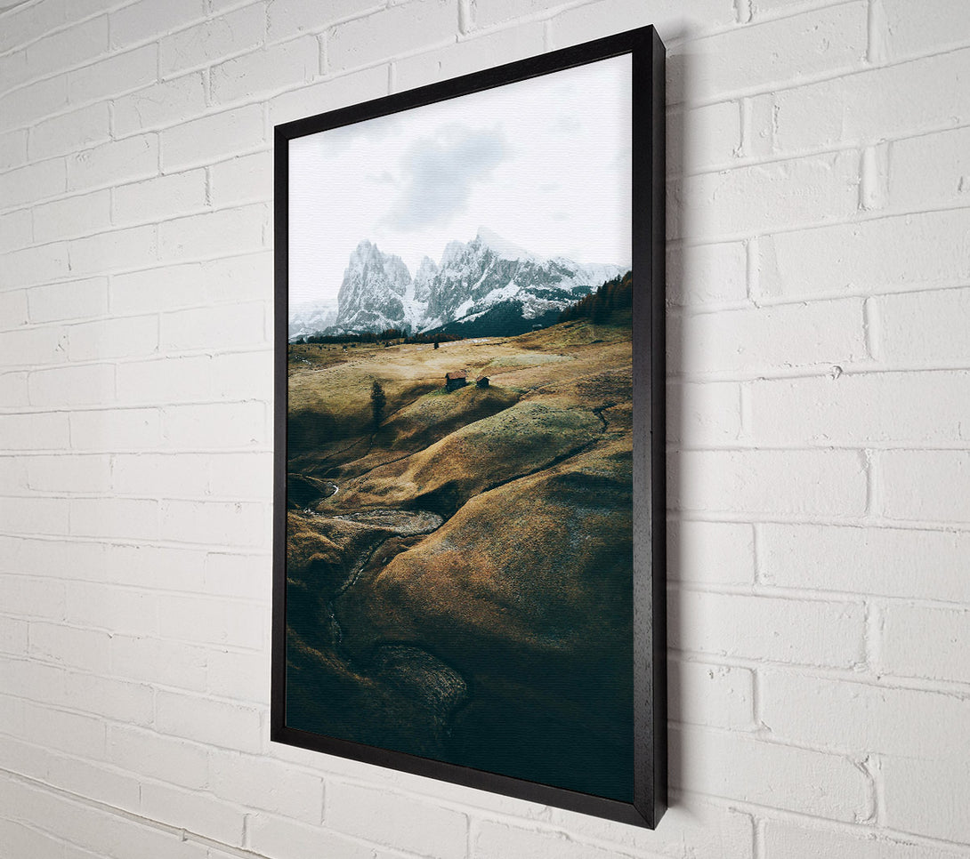  A Canvas Print of Golden Valley Serenity Canvas Art