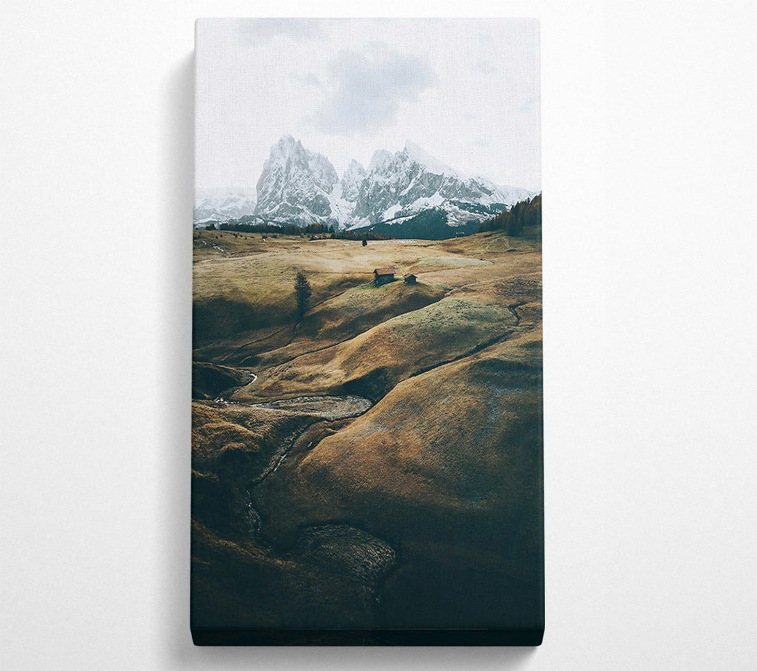  A Canvas Print of Golden Valley Serenity Canvas Art
