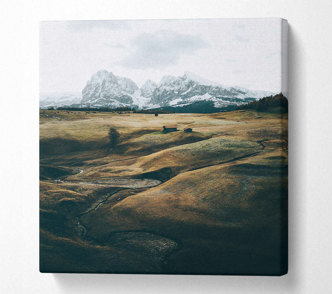  A Canvas Print of Golden Valley Serenity Canvas Art