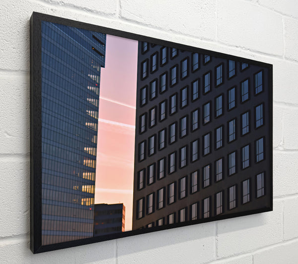 Black Windows At Dusk