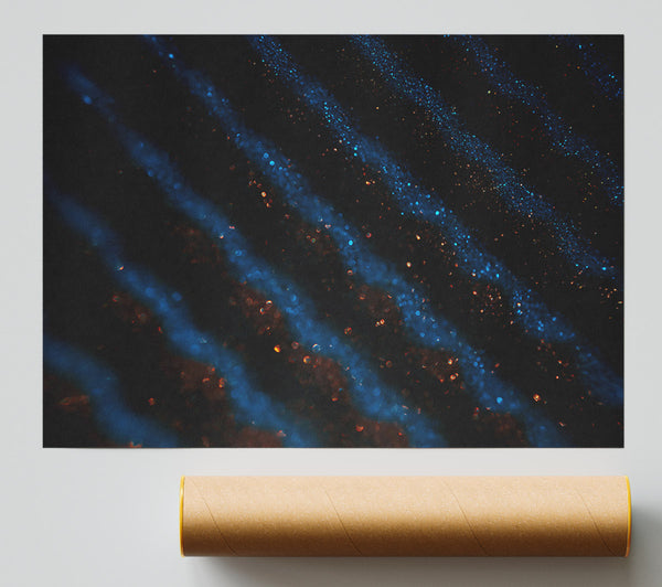 Azure Night Waves Poster