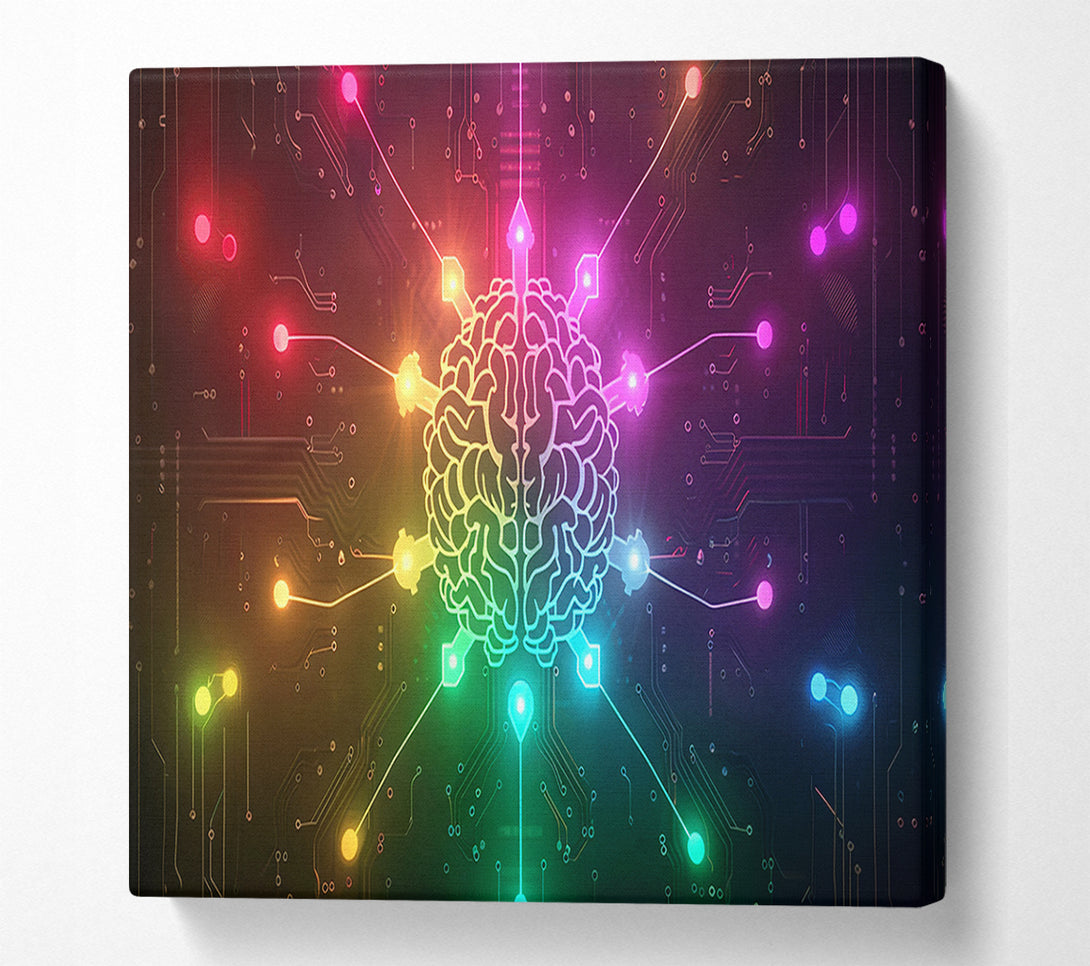  A Canvas Print of Brain Power Canvas Wall Art