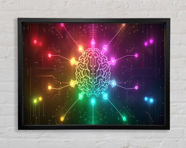 Brain Power Framed Print