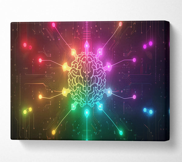  A Canvas Print of Brain Power Canvas Wall Art