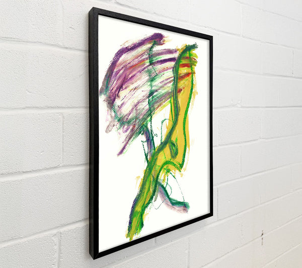 Yellow Green Swirls