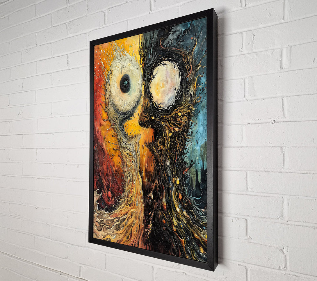  A Canvas Print of Golden Oceanic Embrace Canvas Art