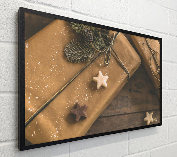 Brown Festive Stars