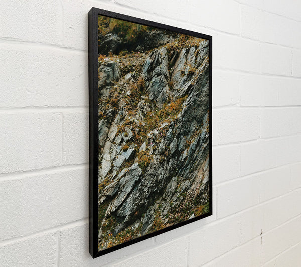 Gray Mountainside Layers